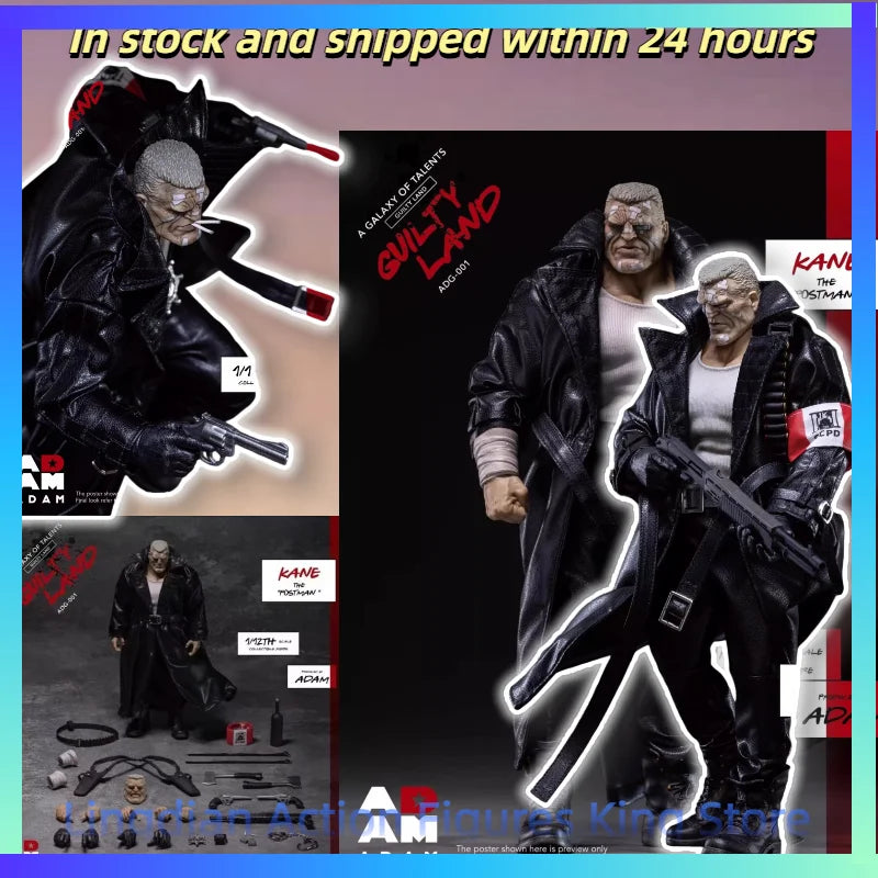 In Stock MUFF ADAM ADG-001 The City of Evil Marv Postman Kane 1/12 Animation Character Model Action Figure Toy Collection Gift