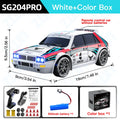 SG204 PRO 1/24 RC Auto 2,4G High Speed ​​Drift 4WD Fernbedienung Auto mit LED-Licht Radio Controlled GTR Racing Modell Junge Spielzeug Geschenk