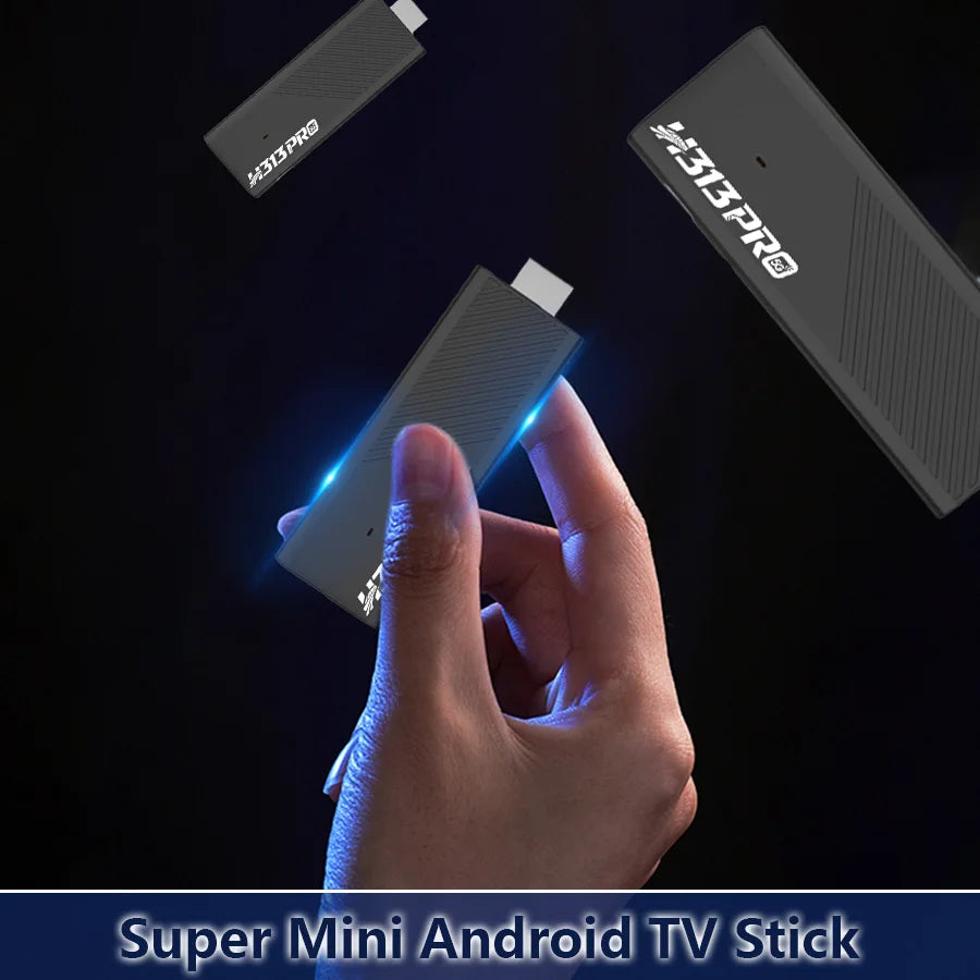 H96 MAX H313 Mini TV Stick Android 14 Smart Media Player 2GB 16GB WiFi 6 BT5.0 4K HD