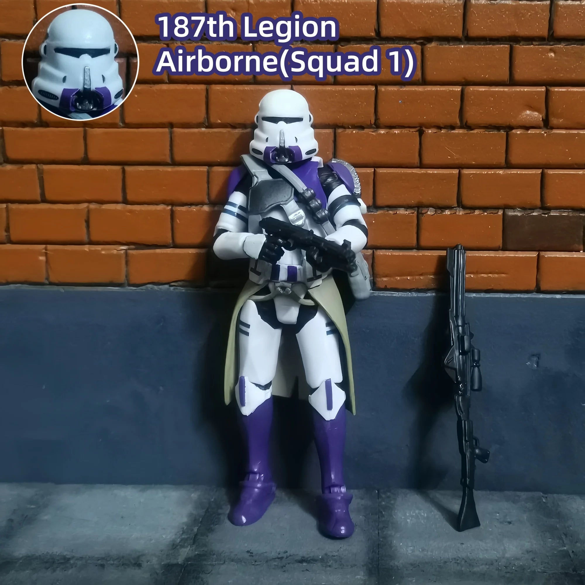 Star Wars 3.75 Inch  Clone Trooper 1/18 Airborne 501st 212th 187th Legion  Shock Action Figure REX ARF P1 P2 Toys Model Loose