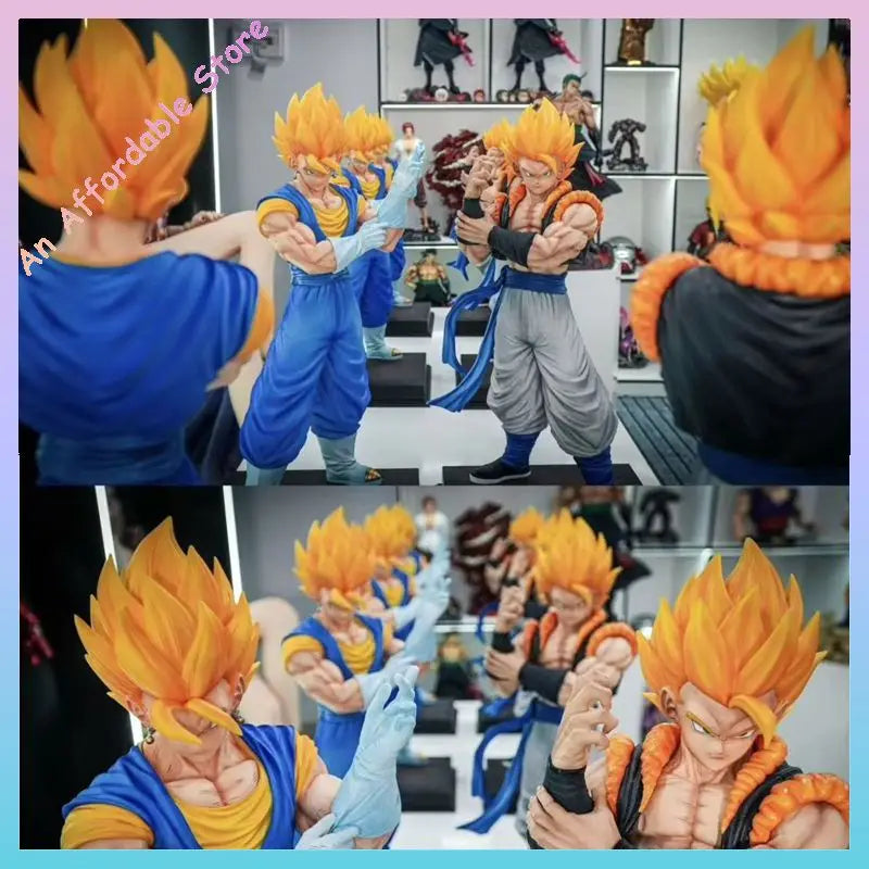 50 cm Jt 2 % Vegeta Actionfigur Gogeta Puppen Gk Anime Figuren Modell Statue Dragon Ball Ornament Kinderspielzeug Geburtstagsgeschenk