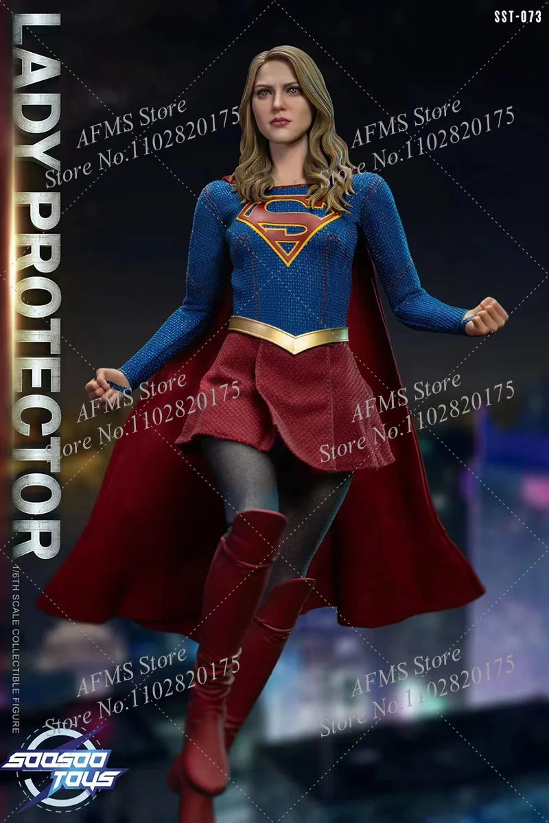 Soosootoys SST-073 1/6 Women Soldier Supergirl Kara Zor-El Melissa Benoist Full Set 12Inch Action Figure Model Collection Toys