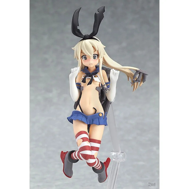 In Stock Original Max Factory FigFIX #001 Kantai Collection KanColle Shimakaze 13cm PVC Anime Figure Toy Gift Ornament