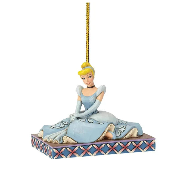 Disney Prinzessin Kawaii Schneewittchen Meerjungfrau Ariel Weihnachtsbaum Dekor Acryl Flugzeug Hängender Anhänger Spielzeug Kinder Überraschungsgeschenke