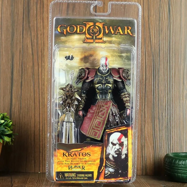 20CM NECA Action Figure God of War Ghost of Sparta Kratos In Ares Armor W Blades Action Figure Collectible Model Toys Doll Gift