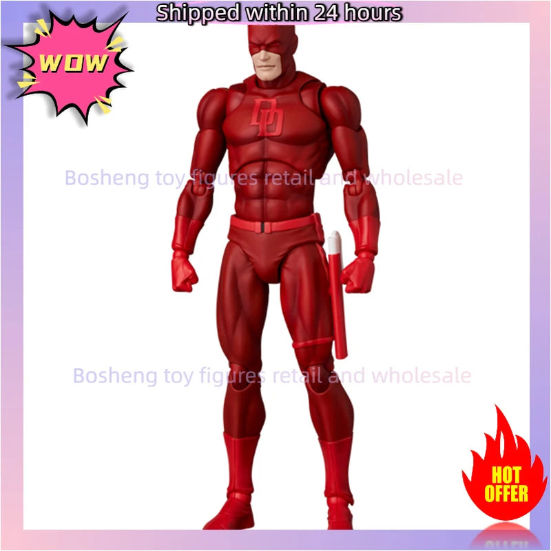 Original Medicom Toy Reissue Mafex No.223 Daredevil Comic Ver Mafex 223 Anime Action Collection Figures Model Toys