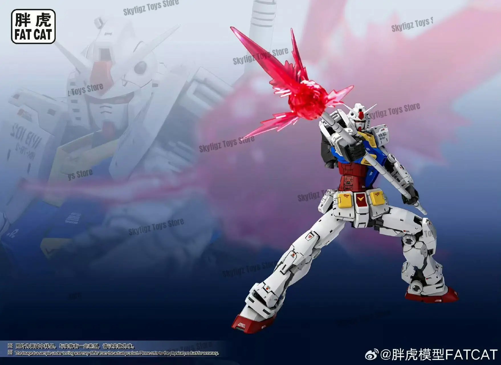 In Stock FAT CAT Model Rg 1/100 Model Rx-78-2 Ver 2.0 Assembly Model Kit Movable Joints Collectible Robot Kits Models Gifts Toys