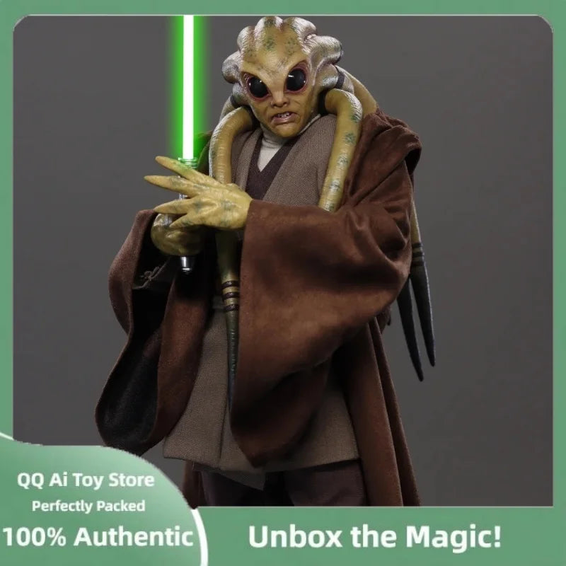 Genuine In Stock Ht Mms751 Star Wars Episode Iii Revenge Of The Sith Kit Fisto 1/6 Anime Action Collectile Model Figurine Toy