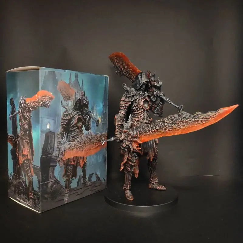 New Dark Souls Ringed Knight Ringed City Double Blades Anime Action Figure Collectible Model Desktop Decor For Game Collectors