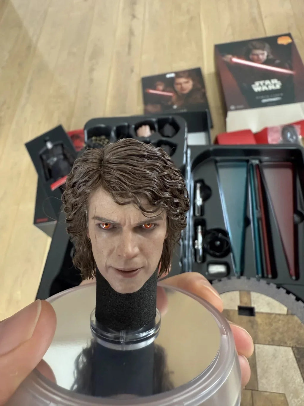 1/6 Hot Toys Enchanted Anakin DX47AE Action Figures Hottoys Star Wars Ht Skywalker Sith Apprentice DX47AE Transplant Toys Gift