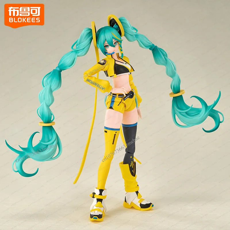 Оригинални Blokees Hatsune Miku екшън фигурка монтаж фигурка Singer MIKU анимационни аниме фигурки играчка PVC играчки кукла колекция подарък