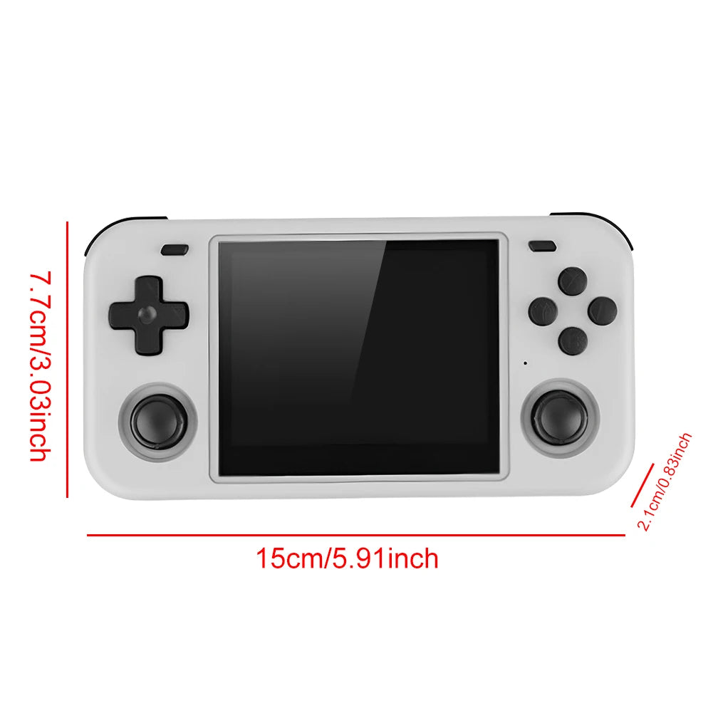 O30S Retro Handheld Game Console Linux System 3.5 Inch IPS Screen Portable Pocket Video Player Open Source for Kids Adults