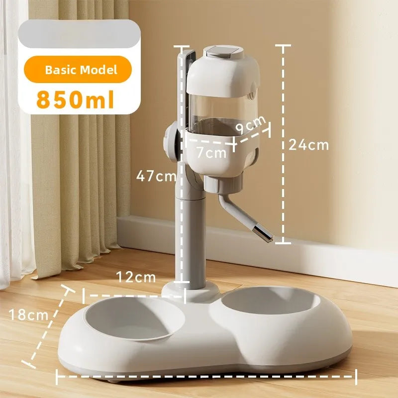 Auatic Hanging Dog Waterer No Wet Mouth Pet Drinking Fountain Cage Feeding Bowl Watering Pot Hipidog Pet Supplies