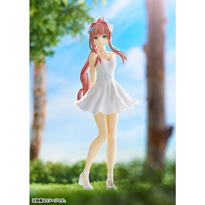 Original GSC POP UP PARADE Monika White Dress ver. In Stock Anime Action Figures Model Toys