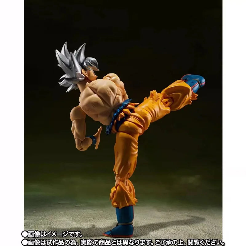In Stock Original Bandai S.H.Figuarts SHF Dragon Ball Z Son Goku Ultra Instinct Toyotaro Edition VJ30TH Anime Model Toys