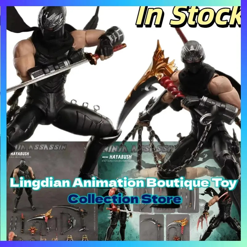 In Stock 1/12 BROTOYS LR010 Ninja Assassin Hayabusa Ninja Gaiden Action Figure Model Collectible Ornament Toys Gift