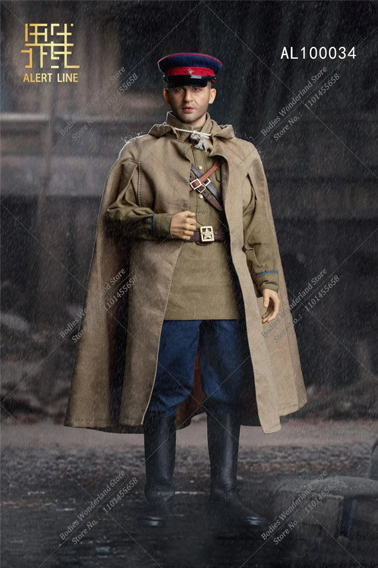 Original Alert Line AL100034 1/6 Scale WWII Soviet NKVD Officer Female Solider Full Set with Weapon Model for Fans Gifts