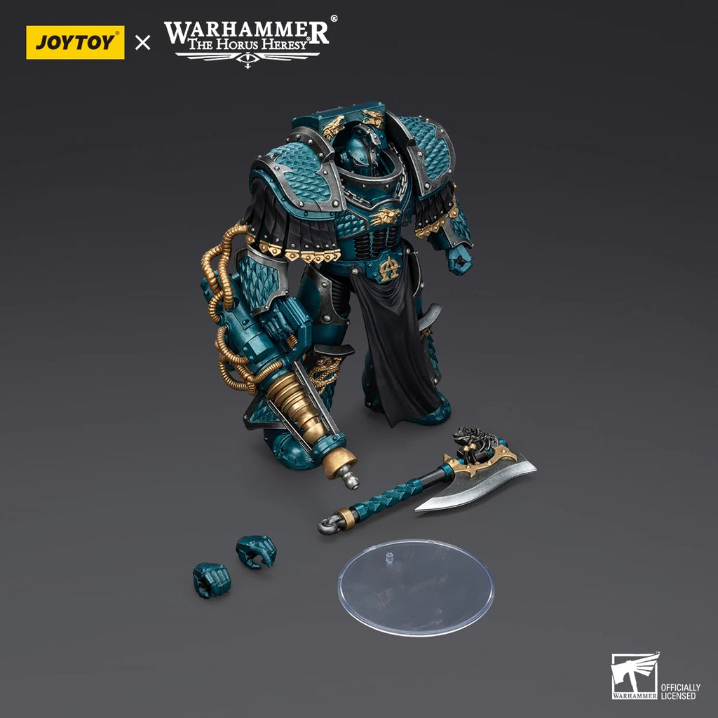 JOYTOY Warhammer 30K Alpha Legion Action Figure 1/18 Alpha Legion Alpharius Anime Figure Articulated Joints Collection Model Toy