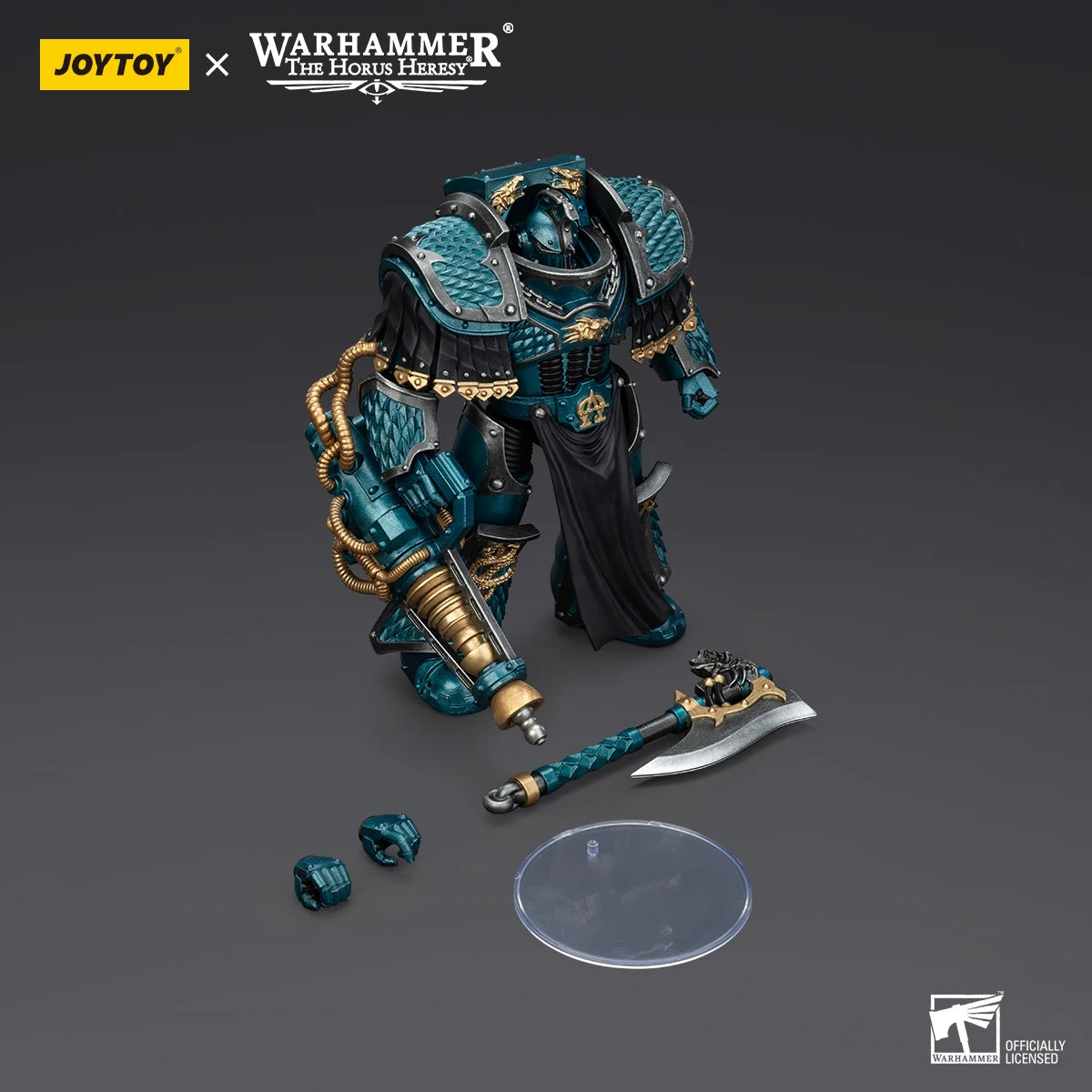 JOYTOY Warhammer 30K Alpha Legion Action Figure 1/18 Alpha Legion Alpharius Anime Figure Articulated Joints Collection Model Toy