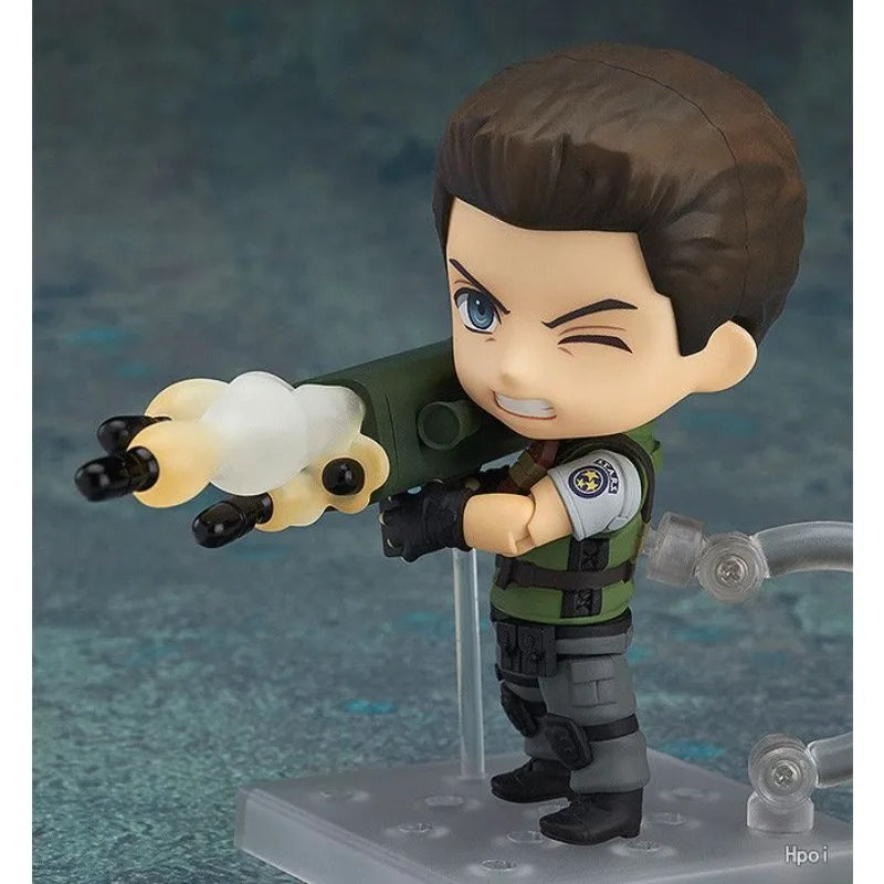 GSC Original Nendoroid Series Chris Redfield\Ada Wang\Leon Scott Kennedy Anime Action Figure Model Toys Ornaments Gifts Fo Boys