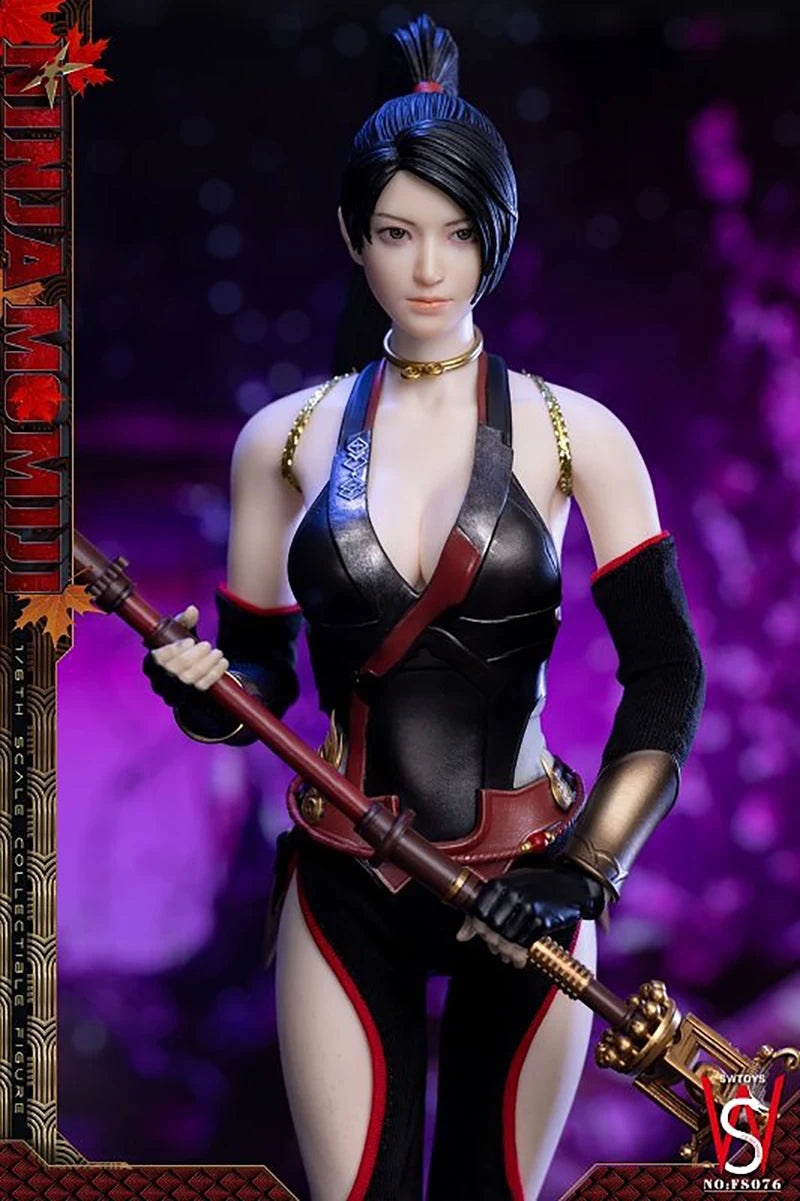 In Stock SWTOYS FS076 1/6 Scale Female Soldier Ninja Mobile Eye Version Full Set 12-inches Action Figure Model Gifts