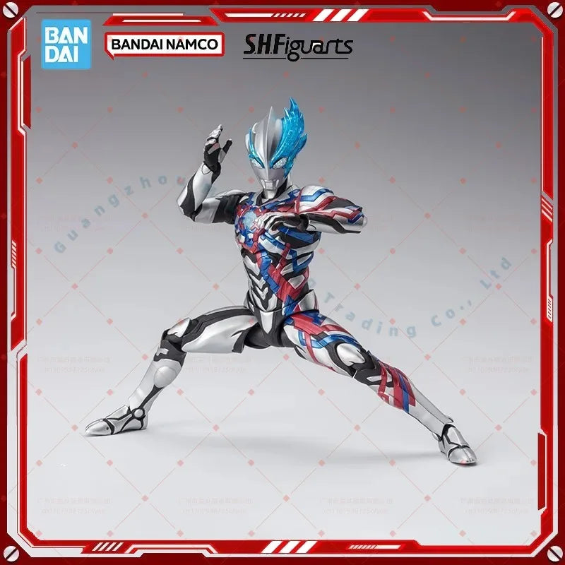 Bandai Original Package In shock SHF Ultraman BLAZAR EARTH GARON Figure Finished Model KIT Anime full Action Toy Gift for kids