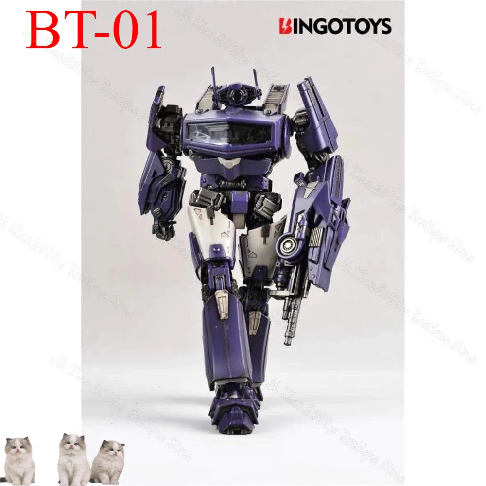 24-hour shipping Transformed toys Bingotoys BT-01 BT01 Silenced Vibration Wave Man Action Figure Toy Collection Gift