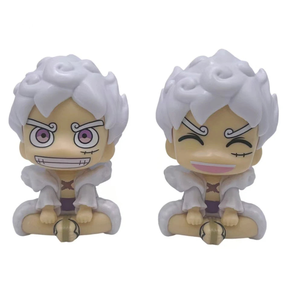 10cm ONE PIECE Anime Figure Look Up Gear 5 Monkey D. Luffy Action Figure Q Version Luffy Figurine PVC Collections Model Doll Toy