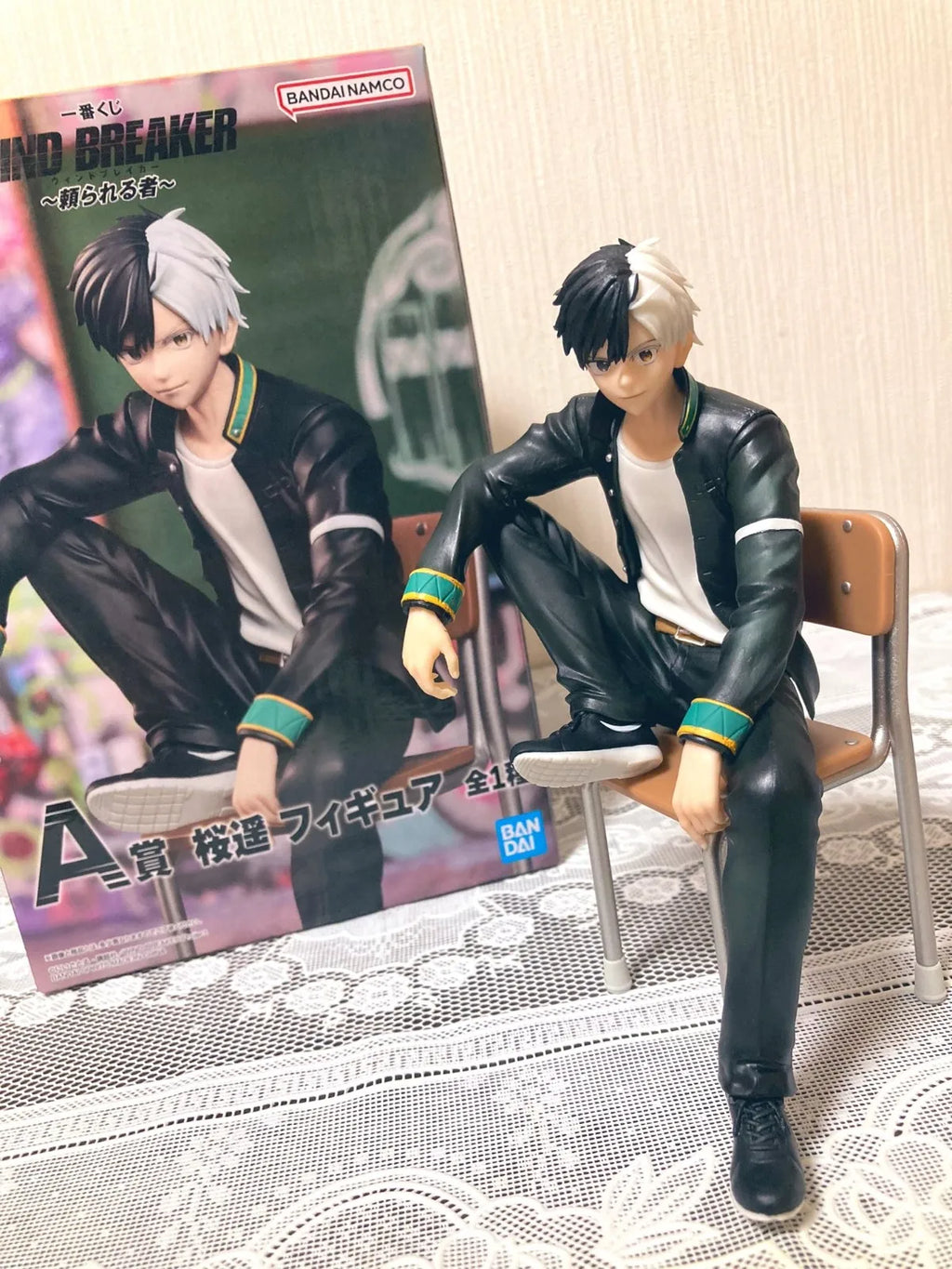 15CM Anime WIND BREAKER Sakura Haruka Figure Kaji Ren Noodle Stopper Figure Sitting Model Toy Gift Doll Aciton Figure