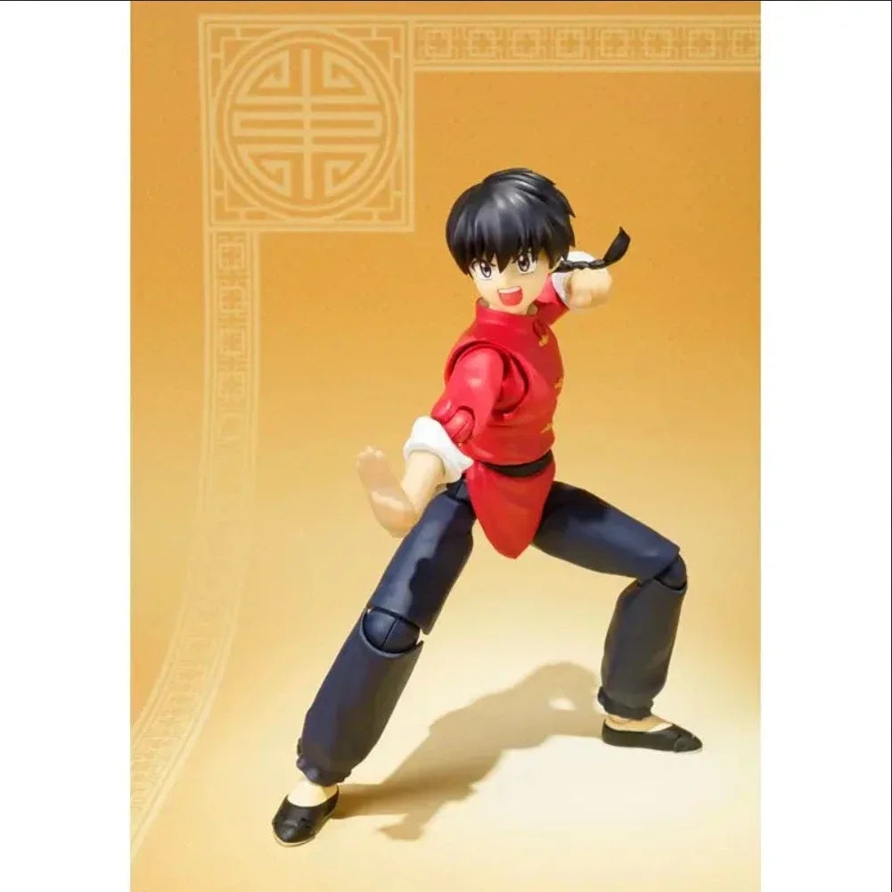 Original BANDAI SH Figuarts Ranma Saotome Ranma 1/2 in Stock Anime Action Collection Figures Model Toys Figure Gifts
