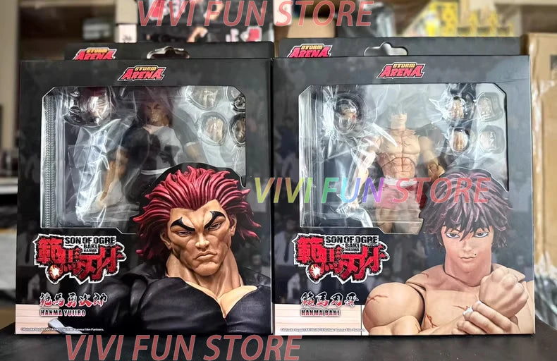 In Stock Storm Toys Arena Kaoru Hanayama 6 inches Hanma Yujiro Hanma 1/12 PVC Anime Figures Model Toys BAKI boy ST Small size