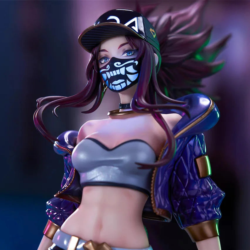 APEX INNOVATION K/DA Akali The Rogue Assassin PVC-Figur, Sammlermodell, Figur, echtes Charaktermodell, Spielzeug-Geschenksammlung