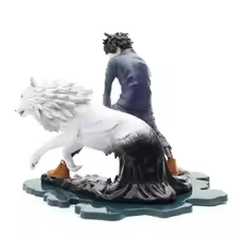 17CMAnime Jujutsu Figures Fushiguro Megumi Figura with Jade Dog Statue Collectible Model Gojo Satoru Anction Figure Toys PVC