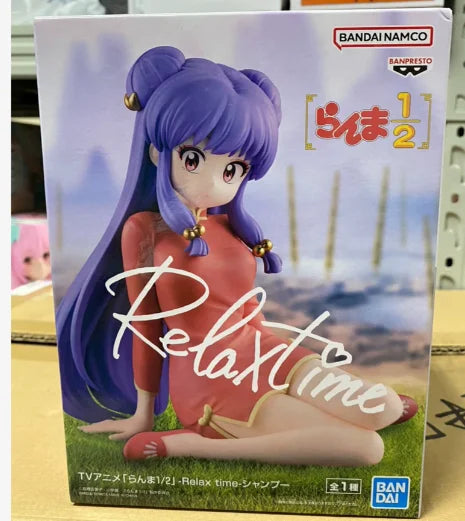 Original Sega In Stock Ranma 1/2 Series Ranma Saotome Akane Tendo Shampoo Anime Figure Pvc Desktop Decor Model Collect Toys Gift