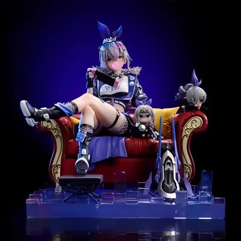 Silver Wolf Anime Figure PVC Collectible Statue Honkai Star Rail Desktop Decoration Ornament Gift for Anime Collectors