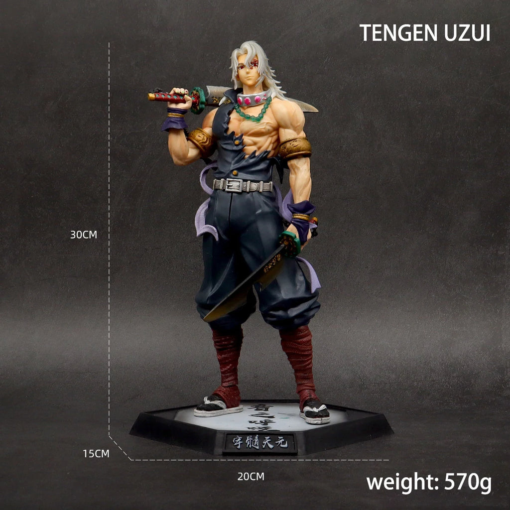 29cm  Kimetsu no Yaiba Anime Figures Yoriichi Daki Gyutaro 12 Style Action Figure Statue Model Doll Collection Toys Gifts