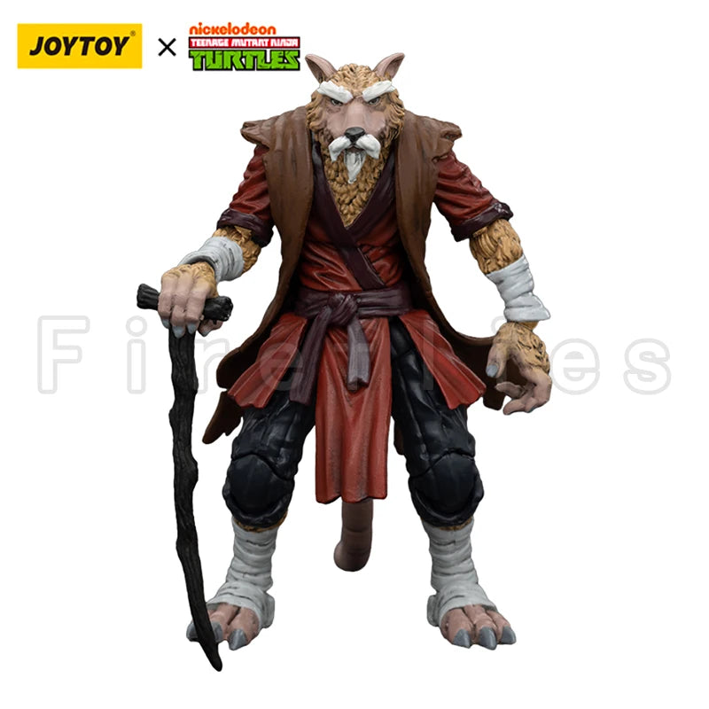 1/18 JOYTOY Action Figure Turtles Splinter April O'Neil Anime Model Toy