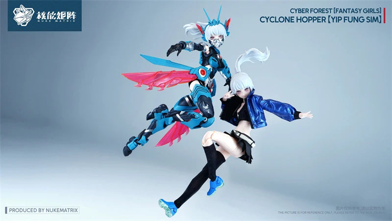 【Pre-Sale】 Nuke Matrix Cyber Forest Fantasy Girls Cyclone Hopper Yip Fung Sim Action Model Collectible Figure Toys
