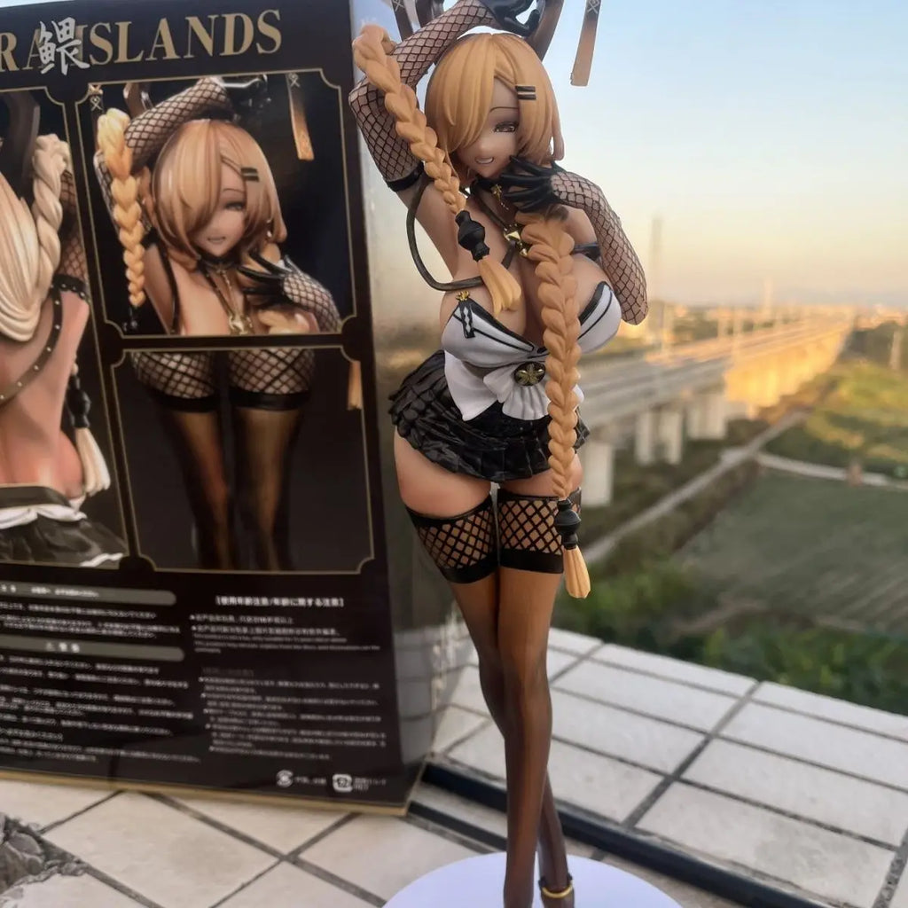 Hot 31cm Owari Azur Lane Owari Shimmering Forsythia Ver 1/7 Figure Girls Toy Anime Pvc Action Figure Toy Game Collectible Doll