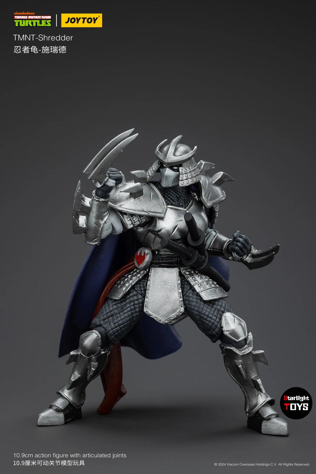 JOYTOY TMNT-Shredder 1/18 Action Figure Toy Model