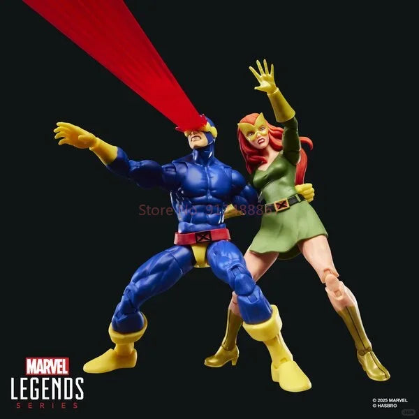 Marvel Legends X-Men'97 Series Garage Kit Cyclpos And Jean Grey Model Action Figures Limited Edition Collection Toys Kid Gift