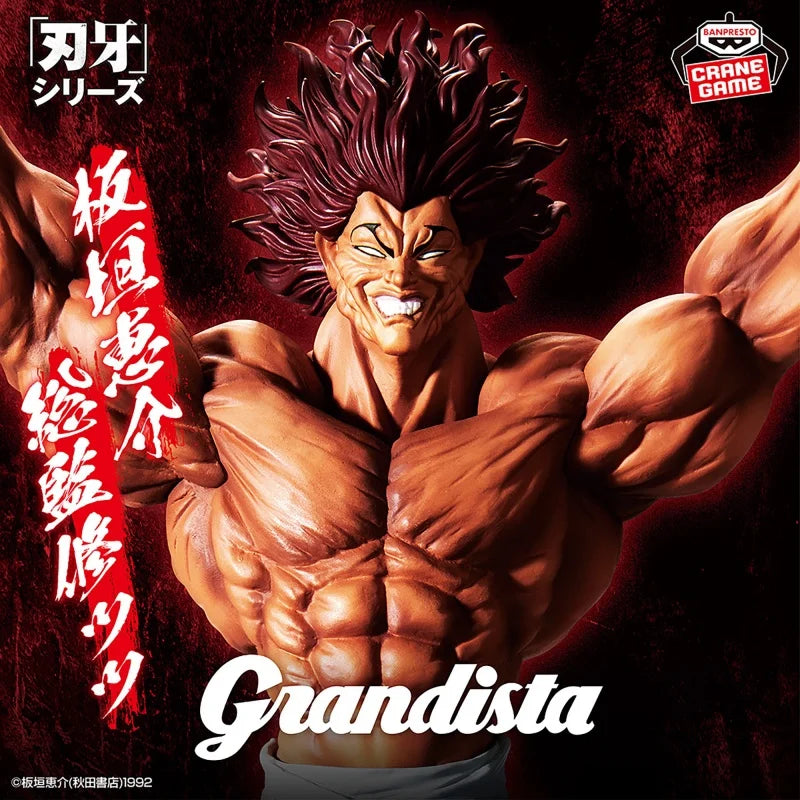 Genuine Bandai Anime Baki Grandista Series Figure Model Desktop Ornament Hobby Collectible Boys' Gift