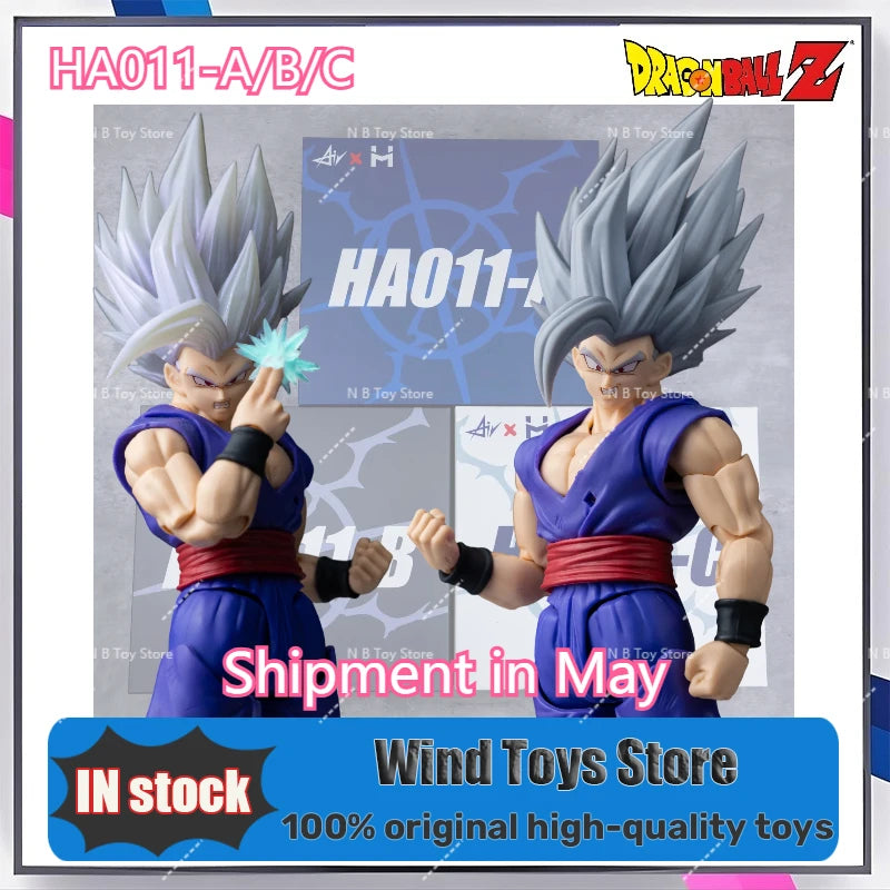 24-hour Shipping Original HA HM AIR Studio Dragon Ball HA011 A B C Beast Gohan Adapt To Gohan 1/12 Action Figure Collect Gifts