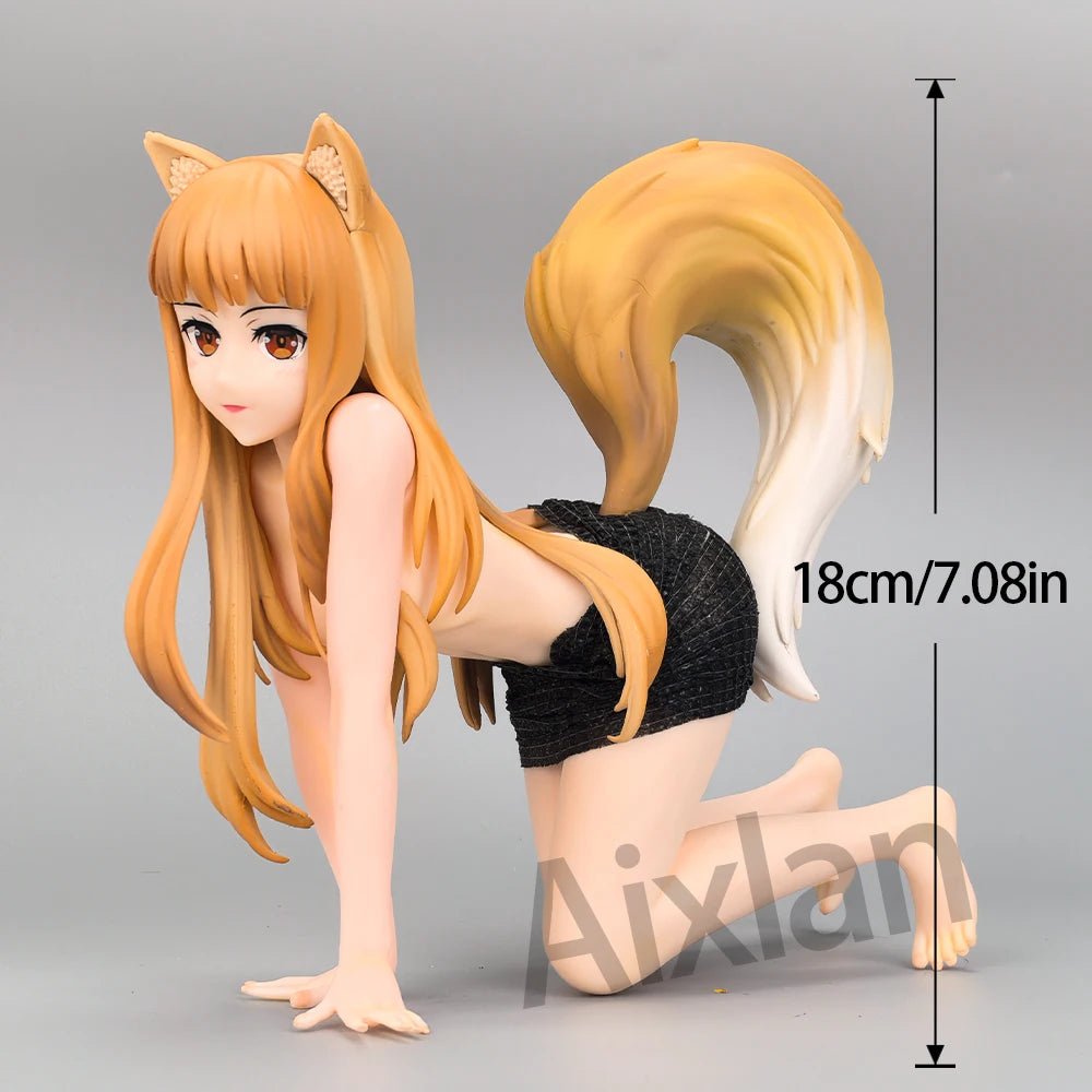 Anime  Figures Girl Spice and Wolf Holo PVC Action Figure 18 ± for Adult Collectible Model Halloween Christmas Gift Toy HG