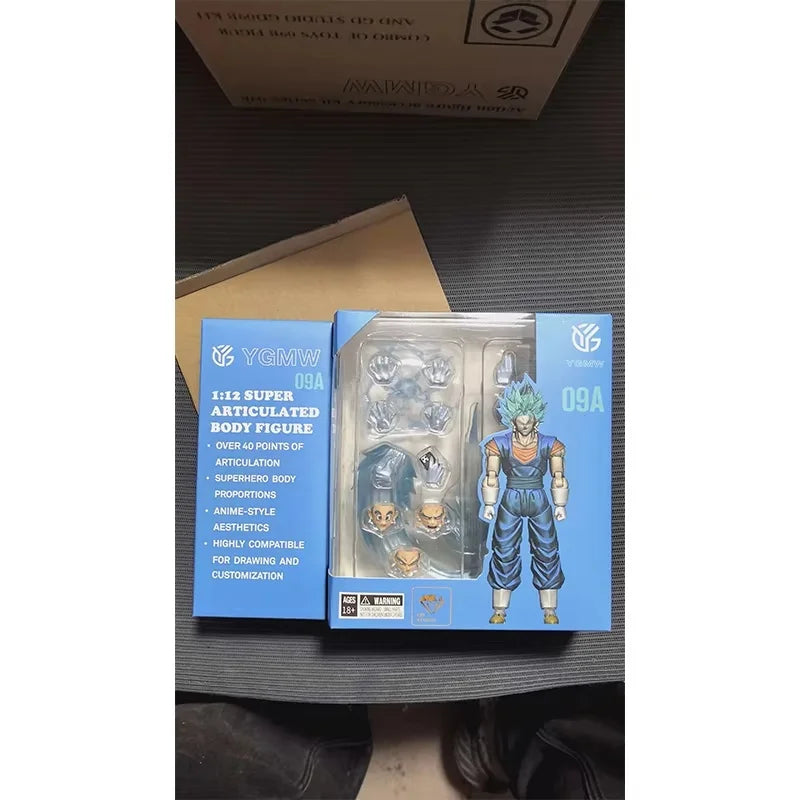 In Stock Ygmw Toys Vegito Figure Dragon Ball Super Saiyan God Vegito Vegetto Anime Action Figures Figurine Model Gifts Toys
