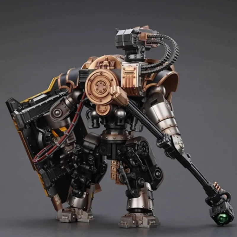 JOYTOY Iron Warriors Iron Circle Domitar-Ferrum Class Battle-automata With Karceri Battle Shield And Graviton Crusher 1/18Figure