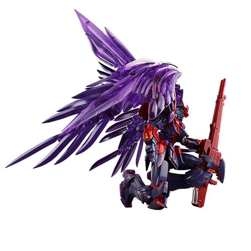 Bandai Genuine MG GUNDAM EPYON EW [CLEAR WHITE]  WING GUNDAM ZERO EW[CLEAR PURPLE] Anime Action Figure Assembly Model Toys Gift