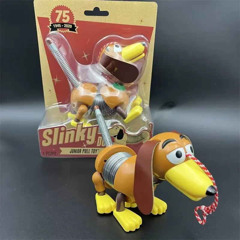 Disney Pixar Toy Story Stretch Slinky Dog Action Figures Toys Sheepherder Slinky Dog Woody Anime Figure Dolls Gifts for Kids