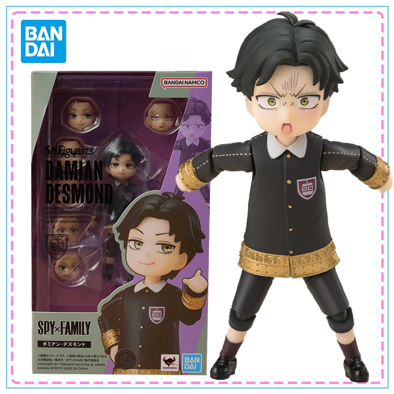 Bandai S.H.Figuarts SPY×FAMILY Damian Desmond Action Figure Genuine SHF Model Kit Collection Model for Children's Toys Gifts