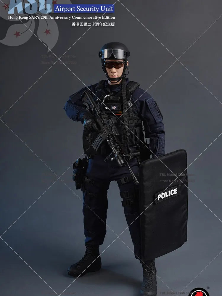 SS103 SoldierStory 1/6 Scale 12inch Action Figure Male Hong Kong Airport Special Police Force Soldier 20th Anniversary Full Set